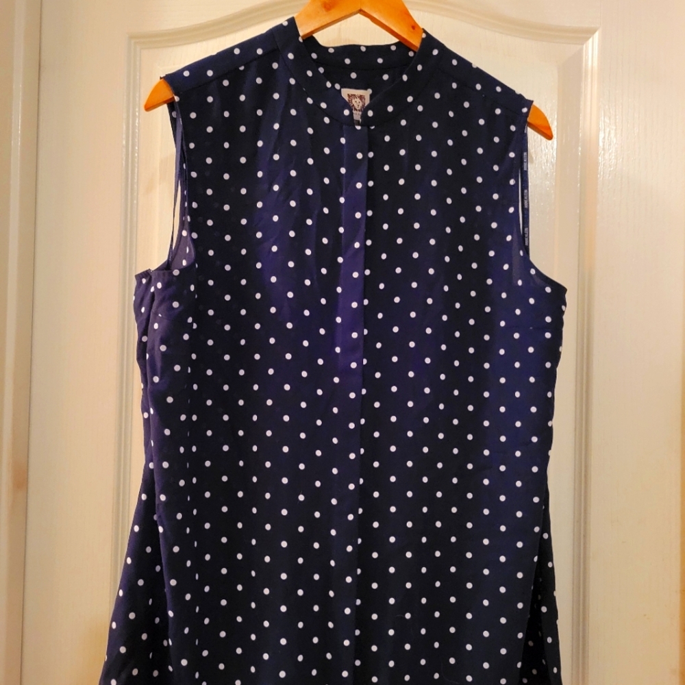 Anne Klein sleeveless blouse